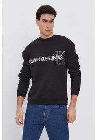 Calvin Klein Jeans - Bluza. Okazja: na co dzień. Kolor: czarny. Wzór: nadruk. Styl: casual #3