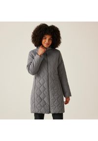 Regatta - Fritha III Damska kurtka turystyczna z przegrodami. Kolor: szary. Materiał: puch. Sport: turystyka piesza #1