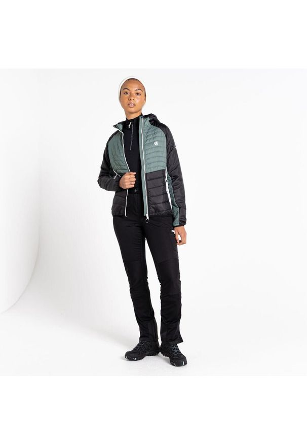 DARE 2B - Kurtka turystyczna damska Surmount II Dare 2B. Kolor: zielony. Materiał: puch. Sport: turystyka piesza