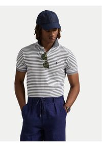 Polo Ralph Lauren Polo 710974596001 Niebieski Custom Slim Fit. Typ kołnierza: polo. Kolor: niebieski. Materiał: bawełna
