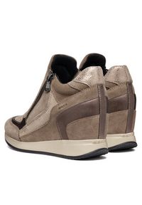 Geox Sneakersy D Nydame D620QA 022JS C6029 Beżowy. Kolor: beżowy. Materiał: skóra