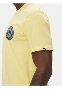 Quiksilver T-Shirt Circle Back Ss EQYZT08054 Żółty Regular Fit. Kolor: żółty. Materiał: bawełna #5