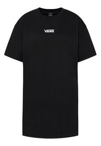 Vans Sukienka codzienna Center Vee Tee VN0A4RU2 Czarny Oversize. Okazja: na co dzień. Kolor: czarny. Materiał: bawełna. Typ sukienki: proste, oversize. Styl: casual #4