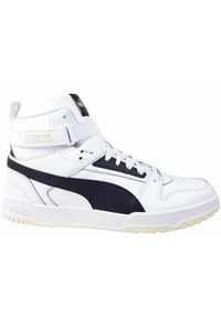 Buty do chodzenia męskie Puma Rbd Game. Wysokość cholewki: za kostkę. Zapięcie: sznurówki. Kolor: czarny, biały, wielokolorowy. Materiał: materiał, syntetyk, guma. Szerokość cholewki: normalna. Sport: turystyka piesza