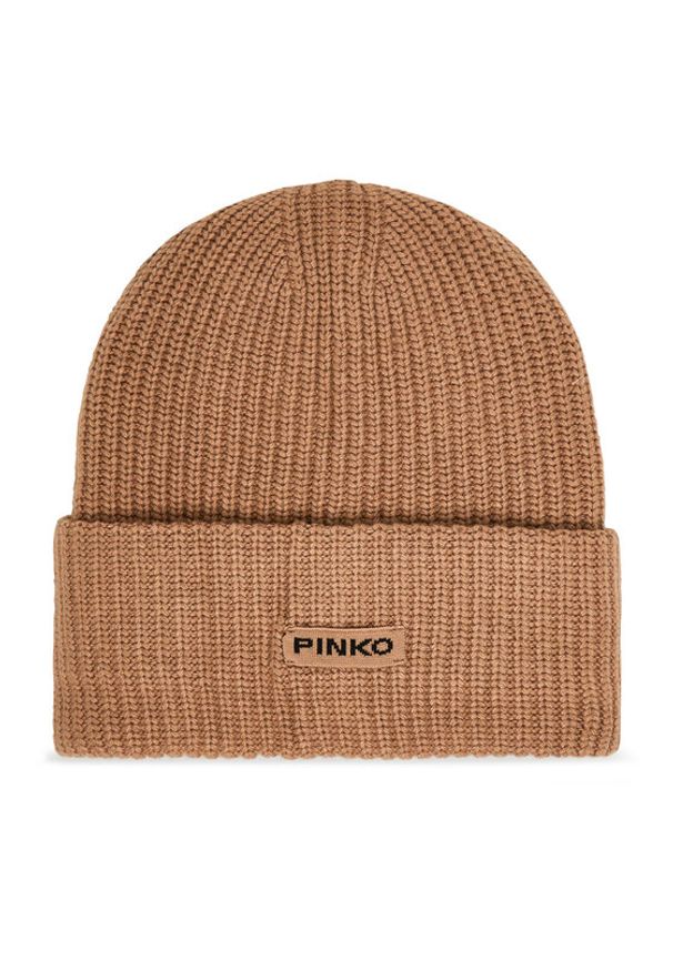 Pinko - PINKO Czapka Bosnia 105993 A2Z4 Brązowy. Kolor: brązowy. Materiał: wiskoza