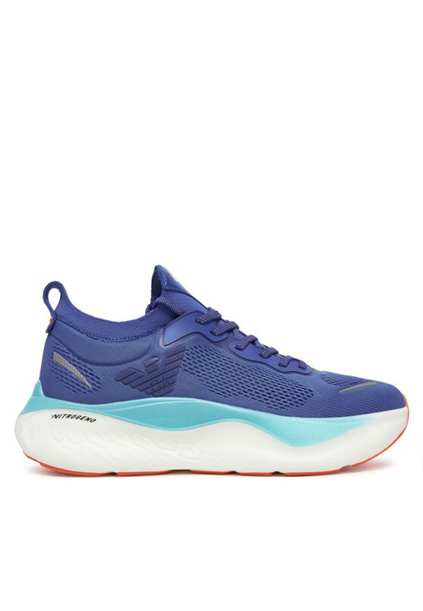 EA7 Emporio Armani Sneakersy X8X246 XK443 D133 Niebieski. Kolor: niebieski. Materiał: materiał