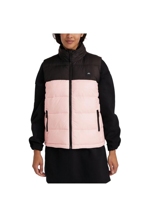 Kamizelka damska O'Neill O'Riginals Puffer. Kolor: wielokolorowy, czarny, różowy. Materiał: puch. Sezon: zima