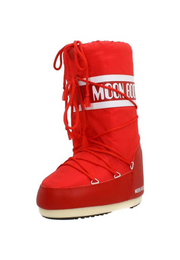 Moon Boot - Buty MOON BOOT 14004400 Czerwony. Kolor: czerwony. Materiał: tkanina. Sezon: zima