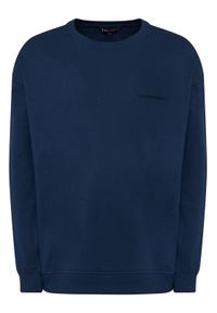 TOMMY HILFIGER - Tommy Hilfiger Bluza Terry UM0UM03910 Granatowy Regular Fit. Kolor: niebieski. Materiał: bawełna #1