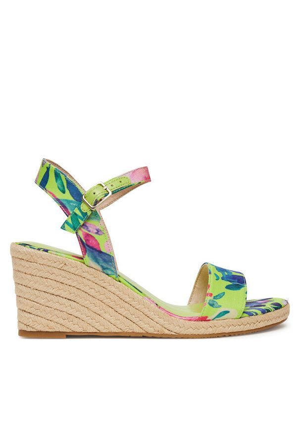 Espadryle Tamaris. Kolor: zielony