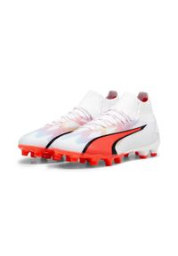 Buty do piłki nożnej męskie Puma 01ultra Pro Fgag. Kolor: biały, wielokolorowy, czarny. Materiał: materiał, syntetyk, tkanina. Sport: piłka nożna #2