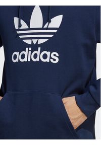 Adidas - adidas Bluza adicolor Classics Trefoil Hoodie IA4886 Granatowy Regular Fit. Kolor: niebieski. Materiał: bawełna #5