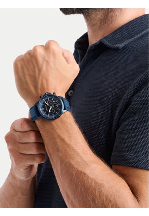 Nautica Zegarek Everyday Chronograph NAPBOS503 Granatowy. Kolor: niebieski