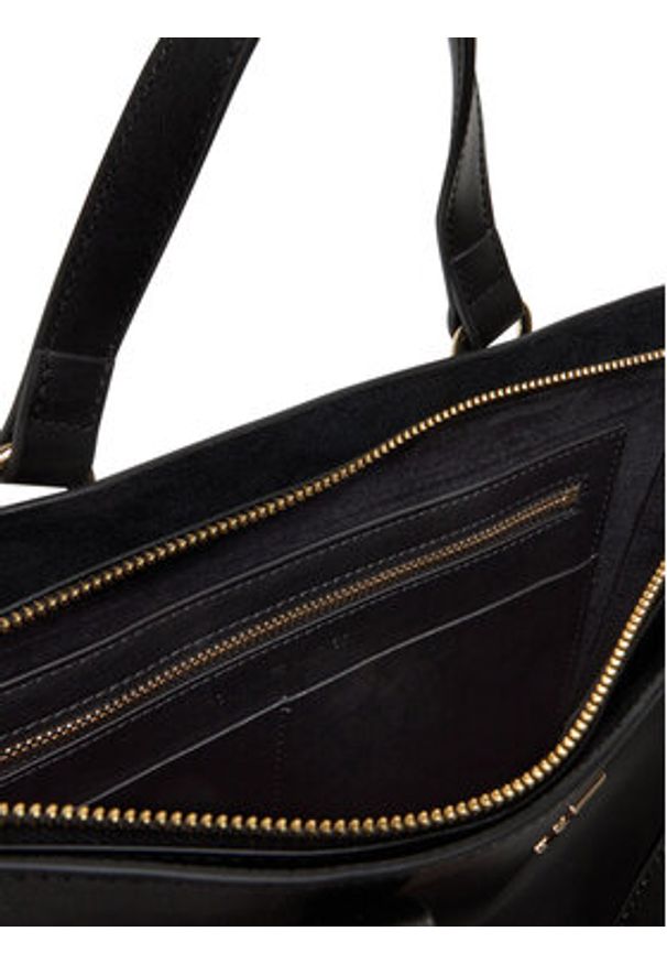 TOMMY HILFIGER - Tommy Hilfiger Torebka Th Joy Satchel AW0AW16814 Czarny. Kolor: czarny. Materiał: skórzane