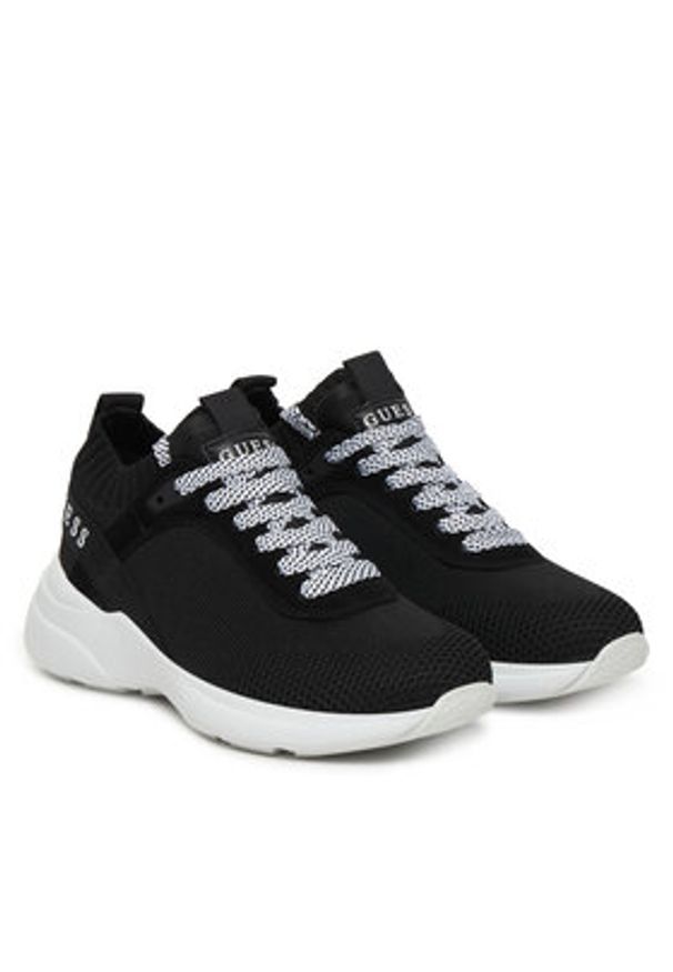 Guess Sneakersy FLJMLD FAB12 Czarny. Kolor: czarny. Materiał: materiał