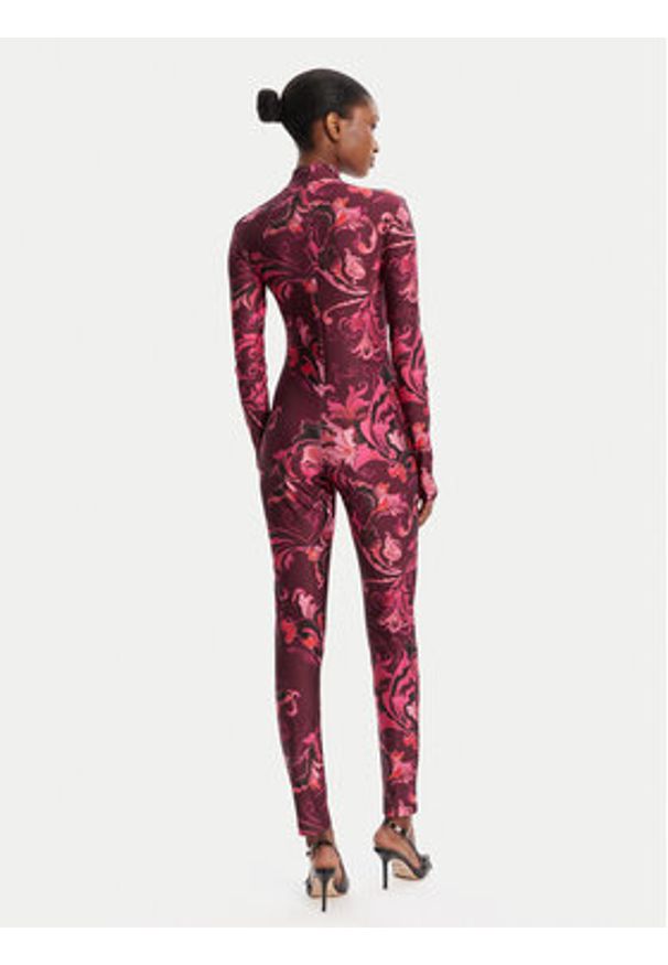 Versace Jeans Couture Kombinezon 79HAN006 JS501 Różowy Slim Fit. Kolor: różowy. Materiał: syntetyk