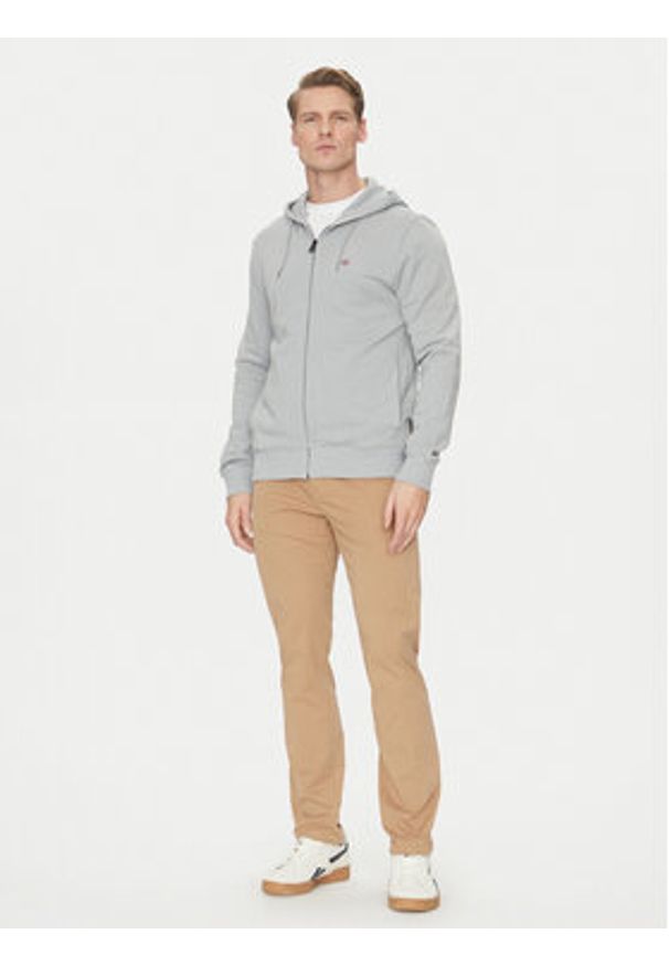 Napapijri Chinosy M-Puyo NP0A4H98 Brązowy Slim Fit. Kolor: brązowy. Materiał: bawełna