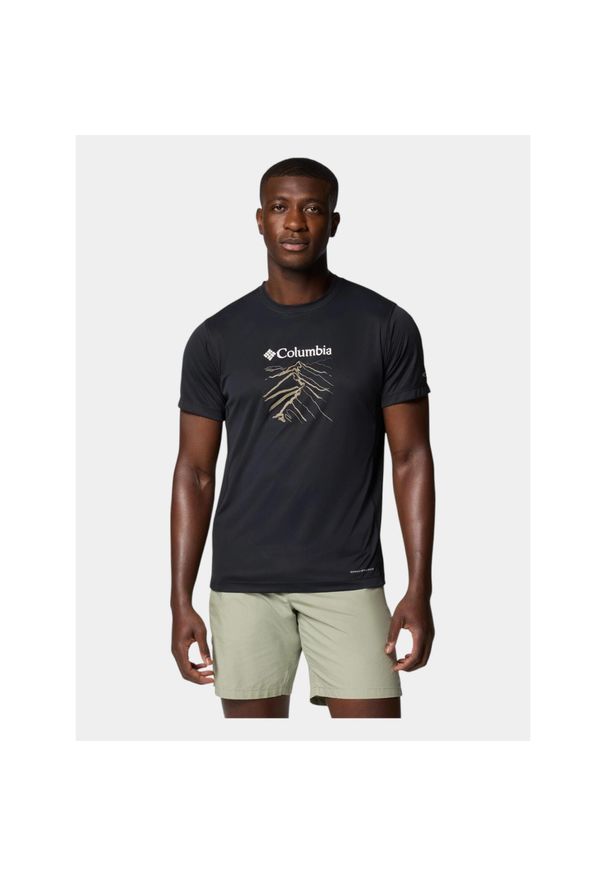 columbia - Columbia Koszulka Zero Rules 2118541011. Kolor: czarny. Sport: turystyka piesza