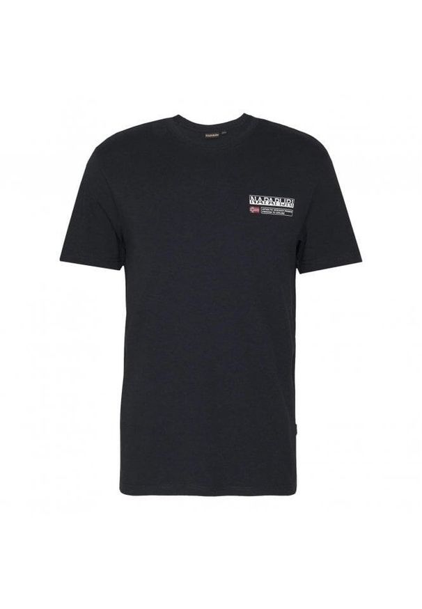 Napapijri - Koszulka crop top Mężczyzna NAPAPIJRI S-KASBA. Kolor: czarny. Materiał: bawełna
