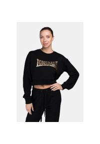 Damska bluza z okrągłym dekoltem Lonsdale Culbokie. Kolor: żółty, wielokolorowy, czarny. Długość: krótkie #1