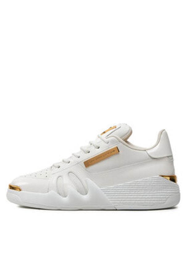 Giuseppe Zanotti Sneakersy RM40002 Biały. Kolor: biały. Materiał: skóra