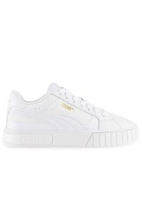 Buty Puma Cali Star 38017601 - białe. Okazja: na co dzień. Kolor: biały. Materiał: skóra, guma. Szerokość cholewki: normalna #1