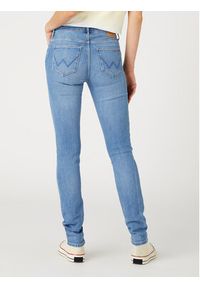 Wrangler Jeansy W28KXR37T 112332352 Niebieski Skinny Fit. Kolor: niebieski