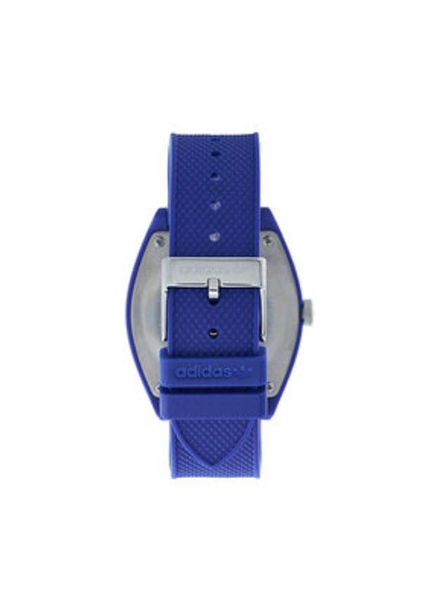 Adidas - adidas Zegarek Project Two AOST24553 Niebieski. Kolor: niebieski. Materiał: syntetyk