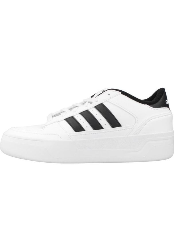 Adidas - Buty ADIDAS START BOLD W Biały. Kolor: biały. Materiał: tkanina, syntetyk. Styl: sportowy