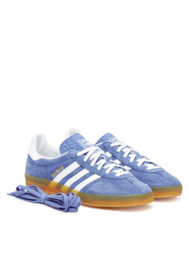Adidas - adidas Sneakersy Gazelle Indoor HQ8717 Niebieski. Kolor: niebieski. Materiał: zamsz, skóra. Model: Adidas Gazelle
