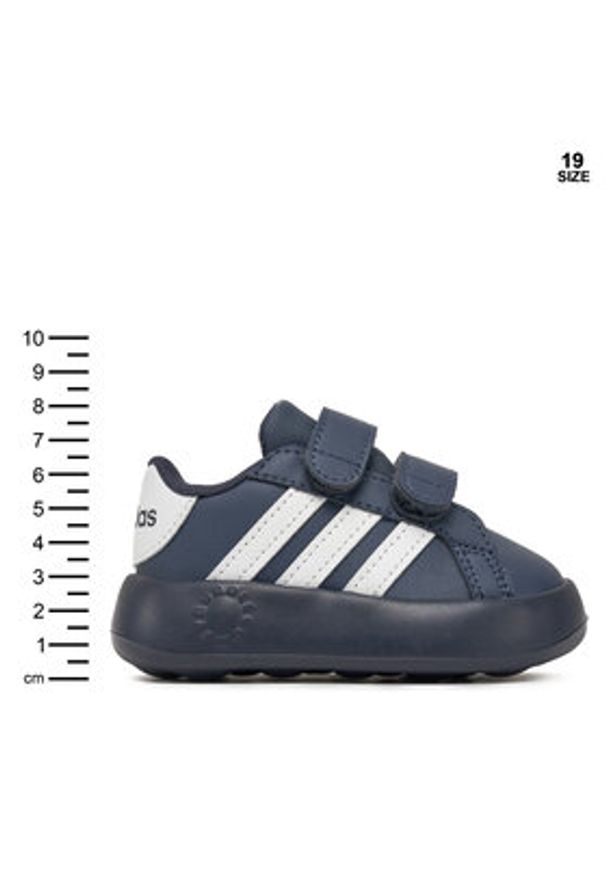 Adidas - adidas Sneakersy Grand Court 2.0 JI0980 Granatowy. Kolor: niebieski. Materiał: skóra