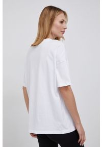 Noisy may - Noisy May T-shirt bawełniany kolor biały. Kolor: biały. Materiał: bawełna. Wzór: nadruk #3