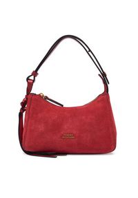 TOMMY HILFIGER - Tommy Hilfiger Torebka Th Statement Mini Should Bag Sue AW0AW18823 Granatowy. Kolor: niebieski. Materiał: skórzane, zamszowe #2