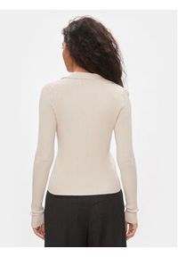 only - ONLY Sweter Minna 15309345 Beżowy Regular Fit. Kolor: beżowy. Materiał: syntetyk #5