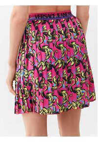 Versace Jeans Couture Spódnica plisowana 74HAE820 Różowy Regular Fit. Kolor: różowy. Materiał: syntetyk #3