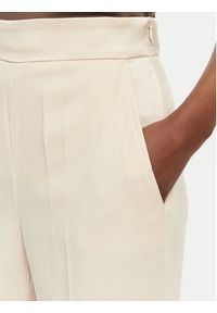 Marella Spodnie materiałowe Stampa 2613131032 Beżowy Straight Fit. Kolor: beżowy. Materiał: acetat #3