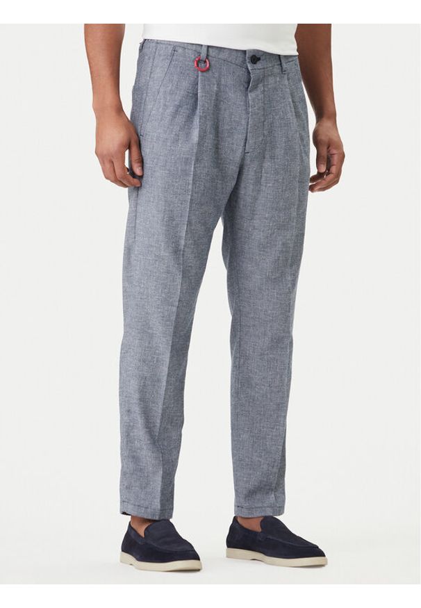 JOOP! Jeans Spodnie materiałowe Lead2 30102837 Granatowy Regular Fit. Kolor: niebieski. Materiał: syntetyk