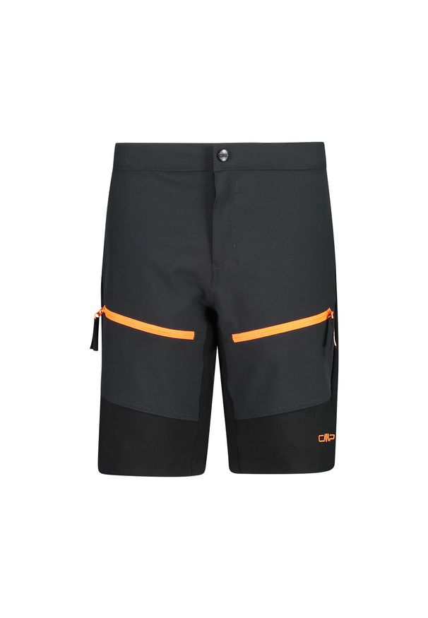 Dziecięce szorty bermudzkie CMP. Kolor: wielokolorowy, szary, brązowy. Styl: sportowy, młodzieżowy. Sport: turystyka piesza