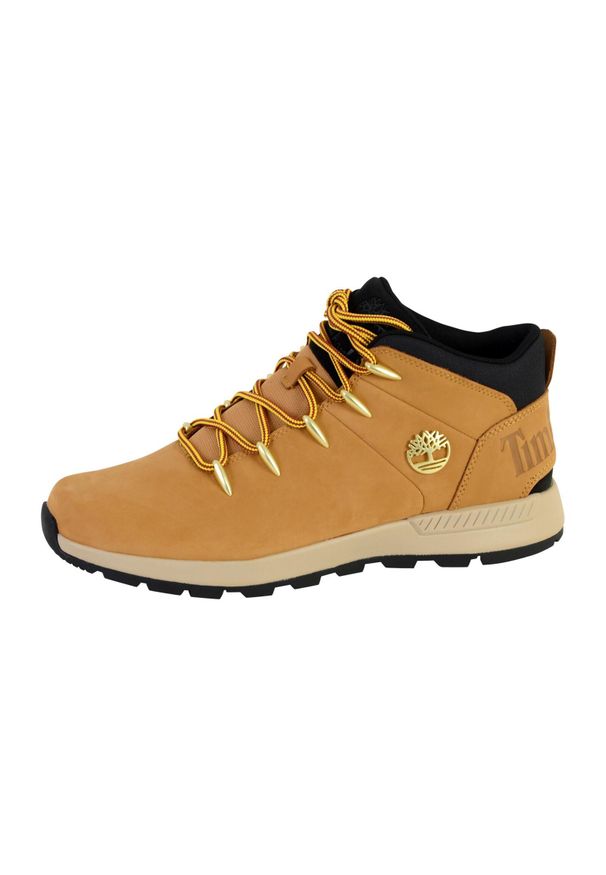 Buty trekkingowe męskie Timberland Euro Sprint Trekker. Zapięcie: sznurówki. Kolor: żółty, wielokolorowy, brązowy. Materiał: materiał, skóra. Szerokość cholewki: normalna. Sport: bieganie