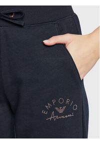 Emporio Armani Underwear Spodnie dresowe 164611 2F256 00135 Granatowy Regular Fit. Kolor: niebieski. Materiał: bawełna, dresówka #4
