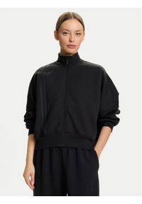 Adidas - adidas Bluza Off Placed 3-Stripes JX2705 Czarny Regular Fit. Kolor: czarny. Materiał: syntetyk, bawełna #1