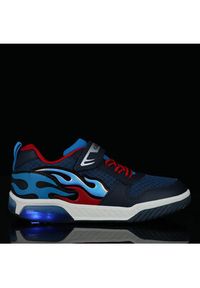 Geox Sneakersy J Inek Boy J459CC 01454 C0693 D Granatowy. Kolor: niebieski. Materiał: materiał, mesh #5