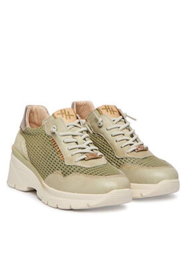 Hispanitas Sneakersy HV264712 C001 Zielony. Kolor: zielony. Materiał: materiał