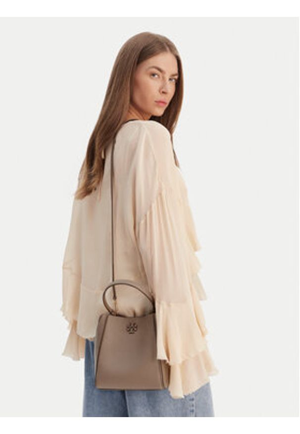 Tory Burch Torebka 158500 Beżowy. Kolor: beżowy. Materiał: skórzane