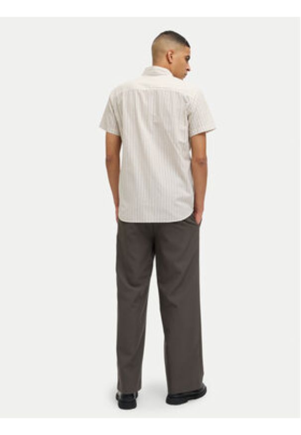 Jack & Jones Koszula Joshua 12269135 Beżowy Comfort Fit. Kolor: beżowy. Materiał: bawełna
