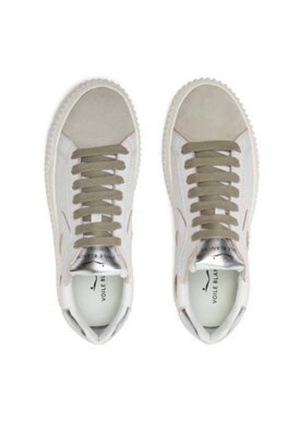 Voile Blanche Sneakersy Lipari 0012017542.33.1N02 Beżowy. Kolor: beżowy. Materiał: skóra