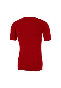 Puma - Męska Koszulka Z Krótkim Rękawem Liga Base Layer Top. Kolor: czerwony. Długość rękawa: krótki rękaw. Długość: krótkie. Sport: turystyka piesza