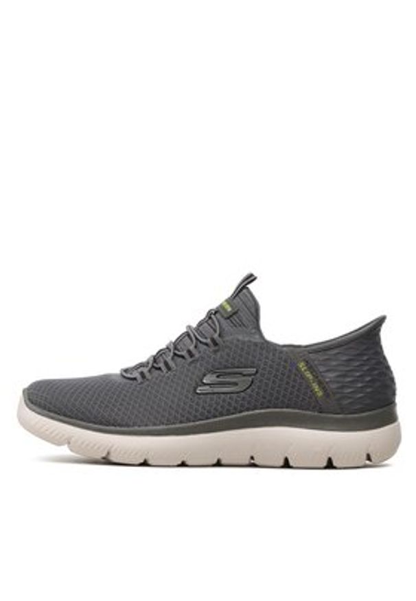 skechers - Skechers Sneakersy High Range 232457/CHAR Szary. Kolor: szary. Materiał: materiał