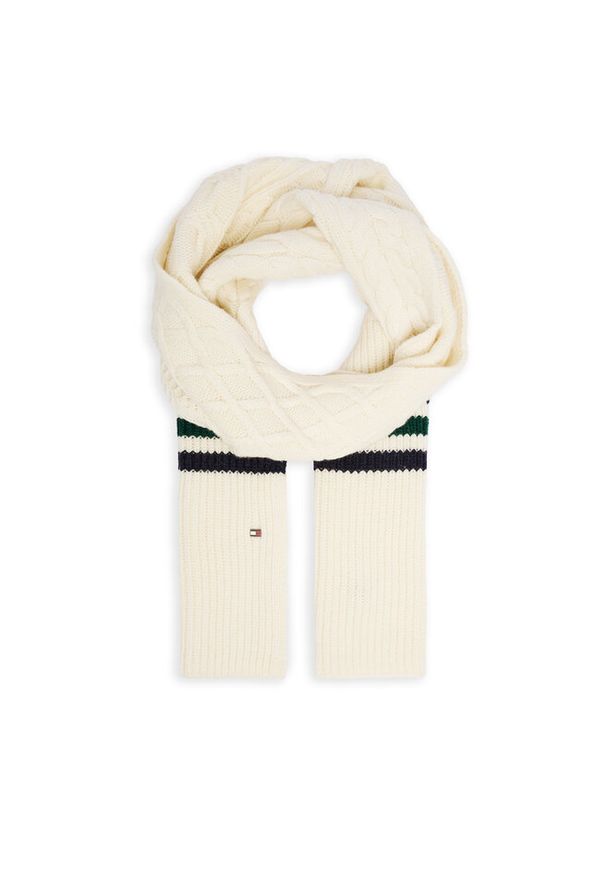 TOMMY HILFIGER - Szalik Tommy Hilfiger. Kolor: kremowy