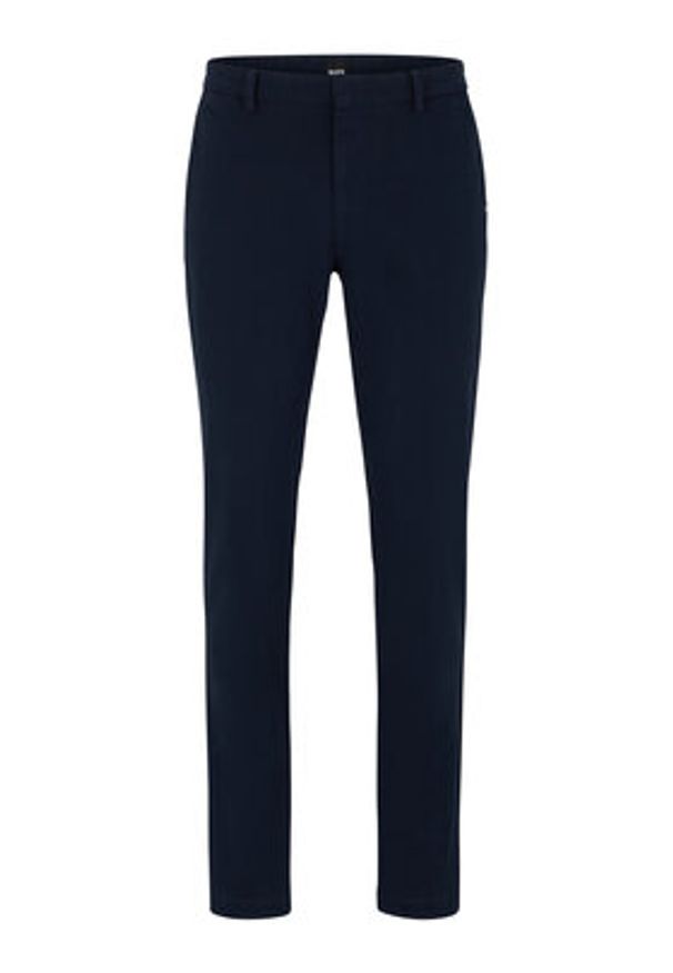 BOSS - Boss Chinosy Kaito1 50487966 Granatowy Slim Fit. Kolor: niebieski. Materiał: bawełna